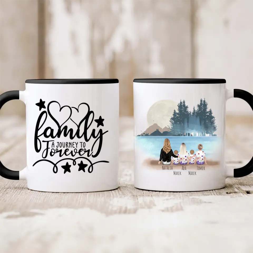 Rodinný hrnek - maminka + až 1-4 děti #11