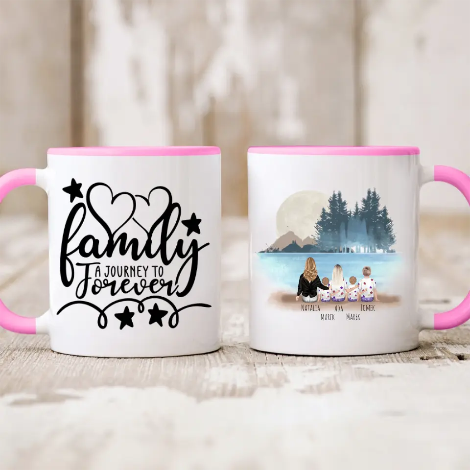 Rodinný hrnek - maminka + až 1-4 děti #11