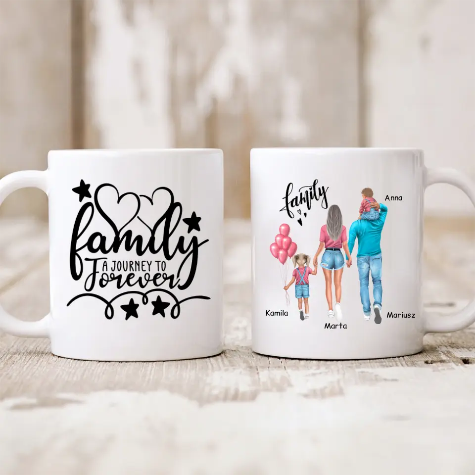 Rodinný hrnek - 2 lidé + 1/2 děti #6