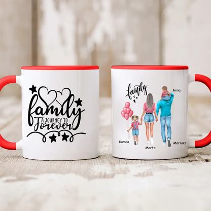 Rodinný hrnek - 2 lidé + 1/2 děti #6