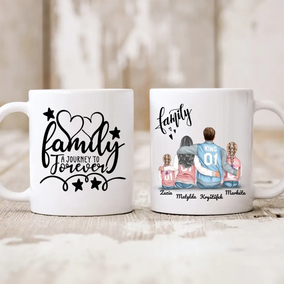 Rodinný hrnek 2 lidé +1/2 děti