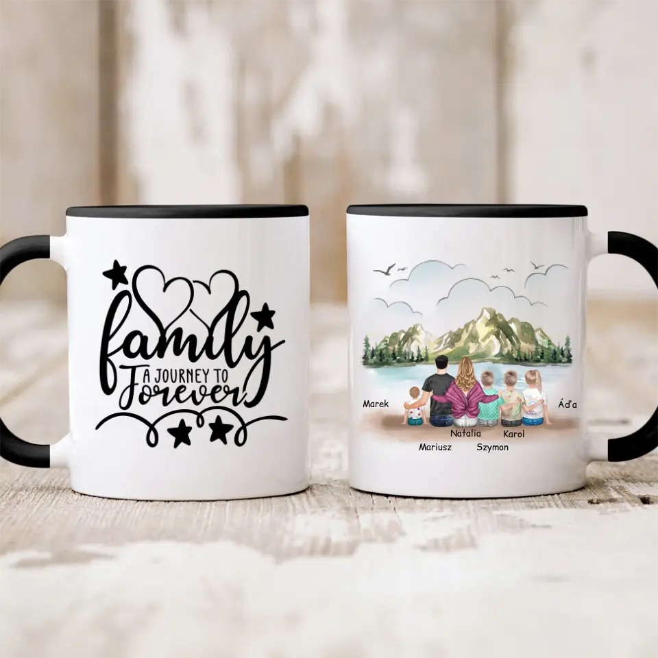 Rodinný hrnek - 2 osoby dospělí + až 4 děti