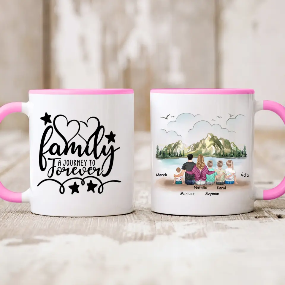 Rodinný hrnek - 2 osoby dospělí + až 4 děti