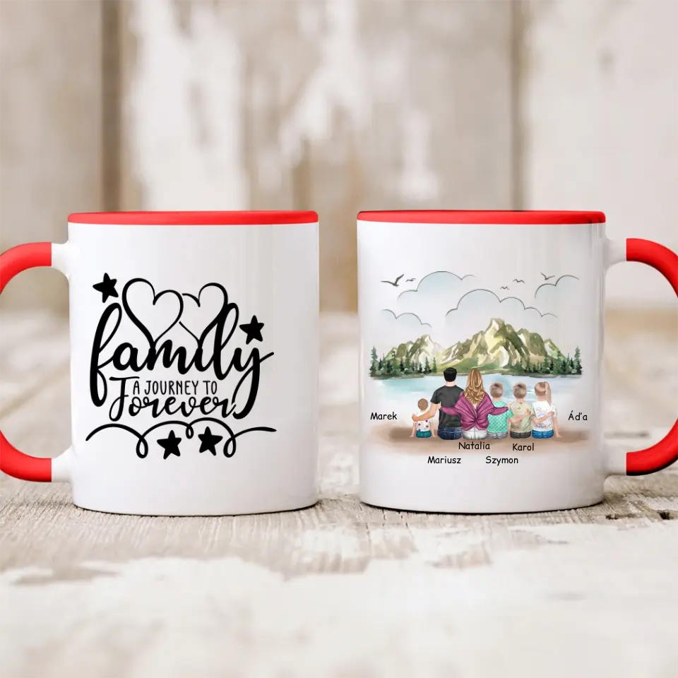 Rodinný hrnek - 2 osoby dospělí + až 4 děti