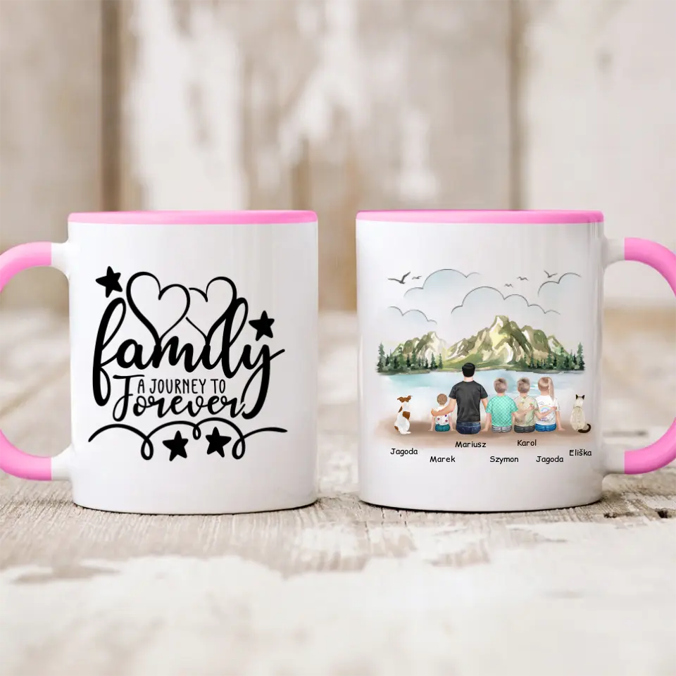 Hrnek pro otce + až 4 děti + 1/2 domácích mazlíčků #2