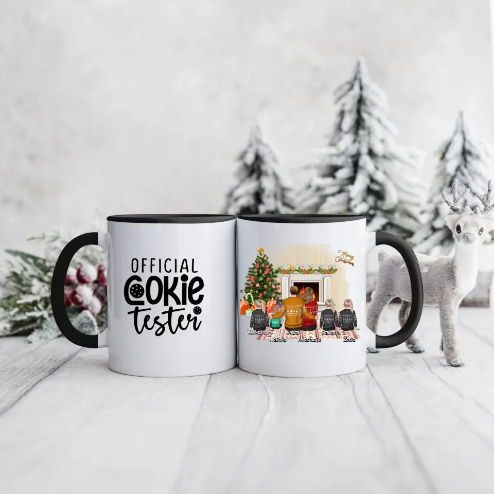 Rodinný hrnek - 2 osoby dospělí + až 4 děti #Vánoce