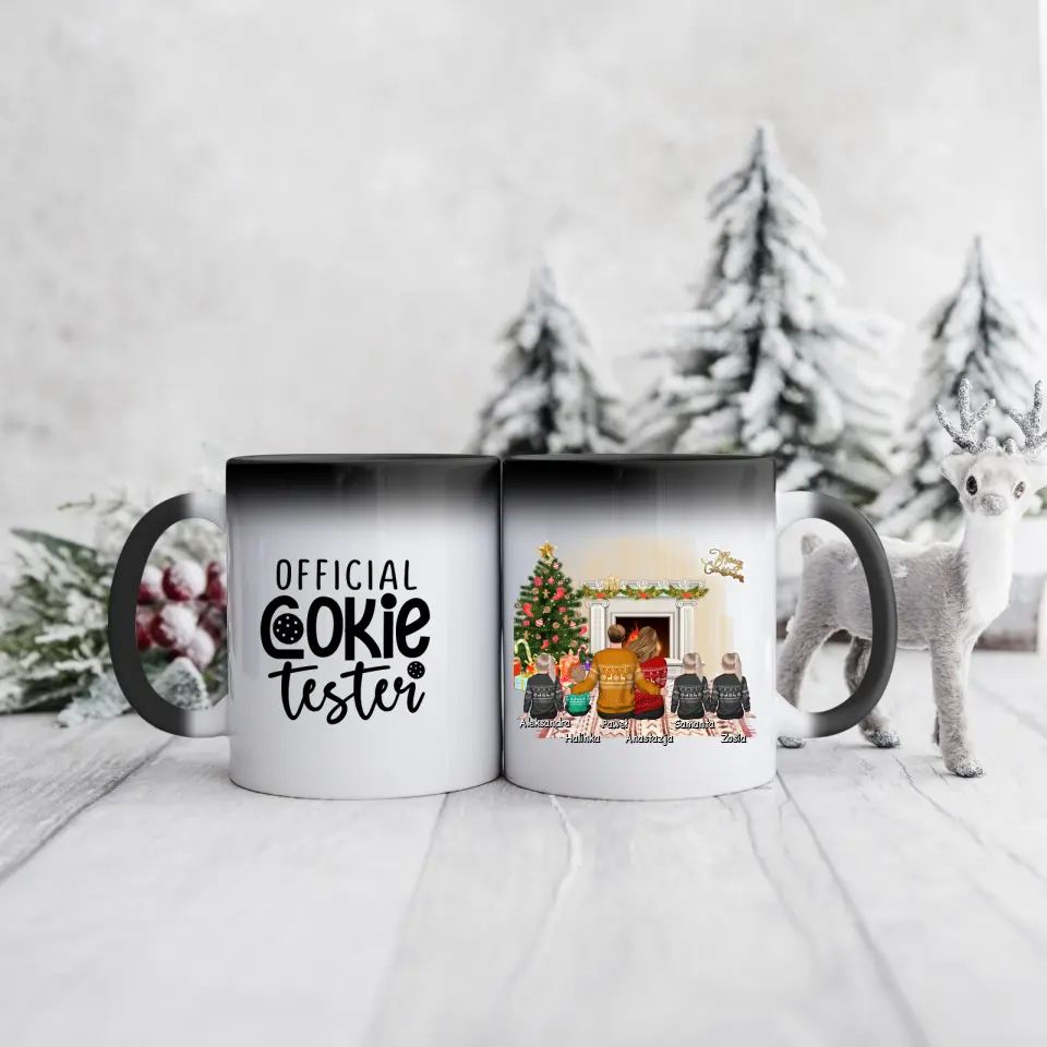 Rodinný hrnek - 2 osoby dospělí + až 4 děti #Vánoce