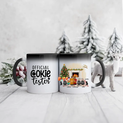 Rodinný hrnek - 2 osoby dospělí + až 4 děti + 1/2 domácích mazlíčků #Vánoce