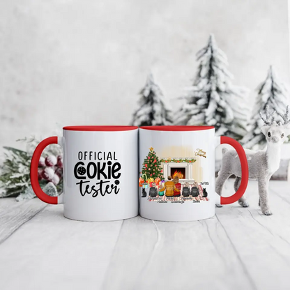 Rodinný hrnek - 2 osoby dospělí + až 4 děti + 1/2 domácích mazlíčků #Vánoce