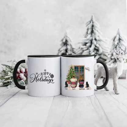 Hrnek pro páry vánoční + 1-2 domácí mazlíčci #9