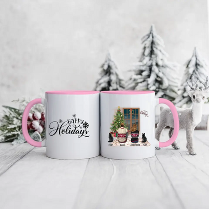 Hrnek pro páry vánoční + 1-2 domácí mazlíčci #9