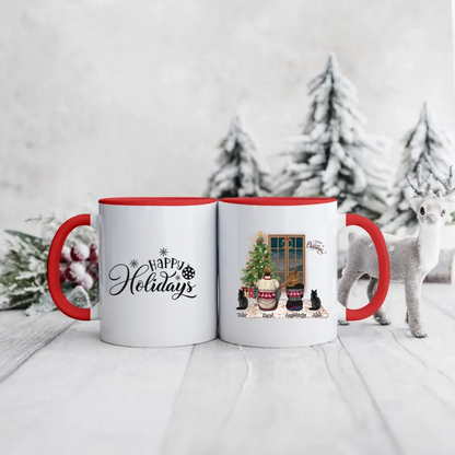 Hrnek pro páry vánoční + 1-2 domácí mazlíčci #9