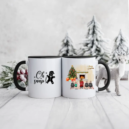 Rodinný hrnek - maminka + až 1-4 děti #Vánoce