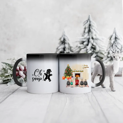 Rodinný hrnek - maminka + až 1-4 děti #Vánoce