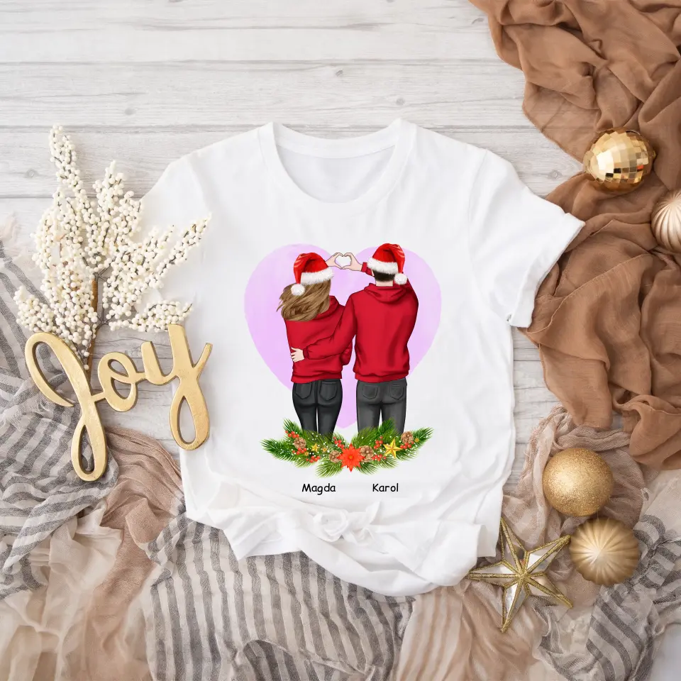 Vánoční trička pro páry #7