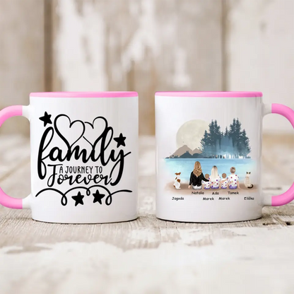 Rodinný hrnek - maminka + až 1-4 děti + 1/2 domácích mazlíčků #10