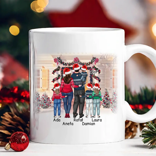 Rodinný hrnek - 2 osoby dospělí + až 4 děti - Vánoce #42