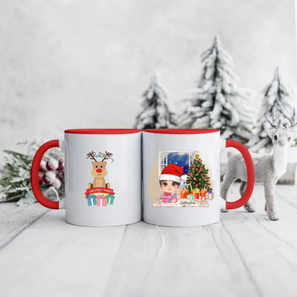 Rodinný hrnek pro dívku #Vánoce - 21