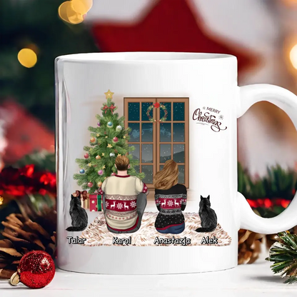Hrnek pro páry vánoční + 1-2 domácí mazlíčci #9