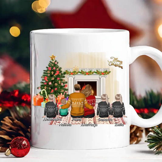 Rodinný hrnek - 2 osoby dospělí + až 4 děti #Vánoce