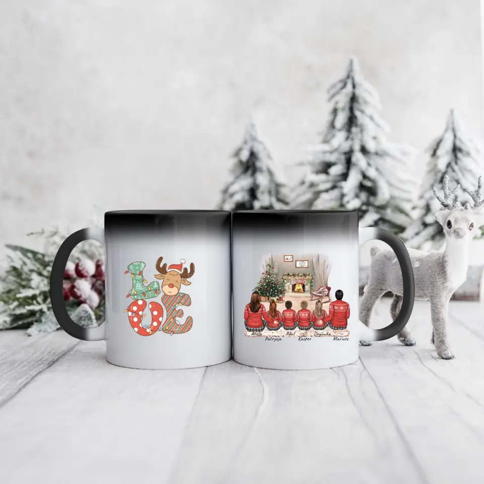 Rodinný hrnek - 2 osoby dospělí + až 1-4 děti #Vánoce - 42