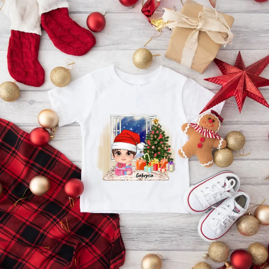 Vánoční trička pro rodinu pro dívku #55