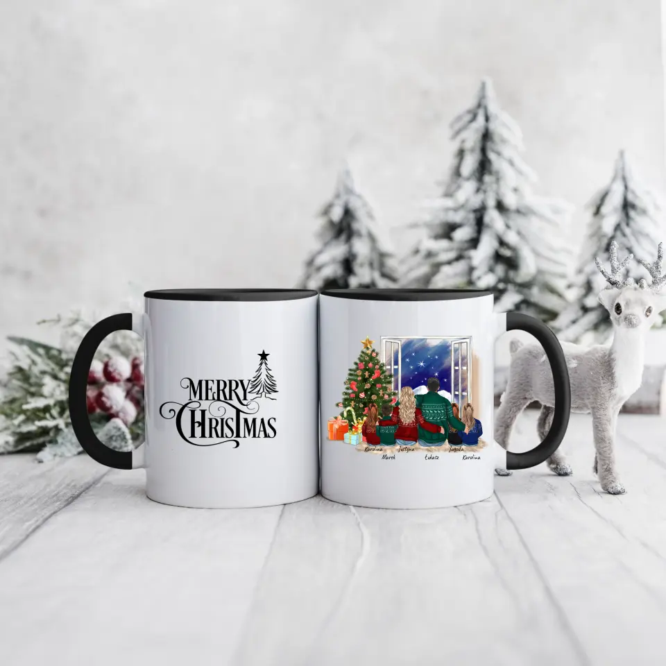 Rodinný hrnek - 2 osoby dospělí + až 1-4 děti #Vánoce - 45