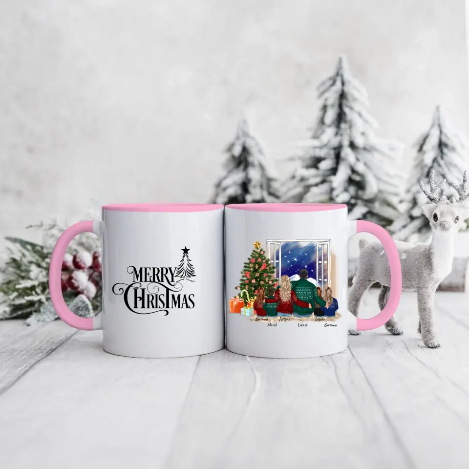 Rodinný hrnek - 2 osoby dospělí + až 1-4 děti #Vánoce - 45