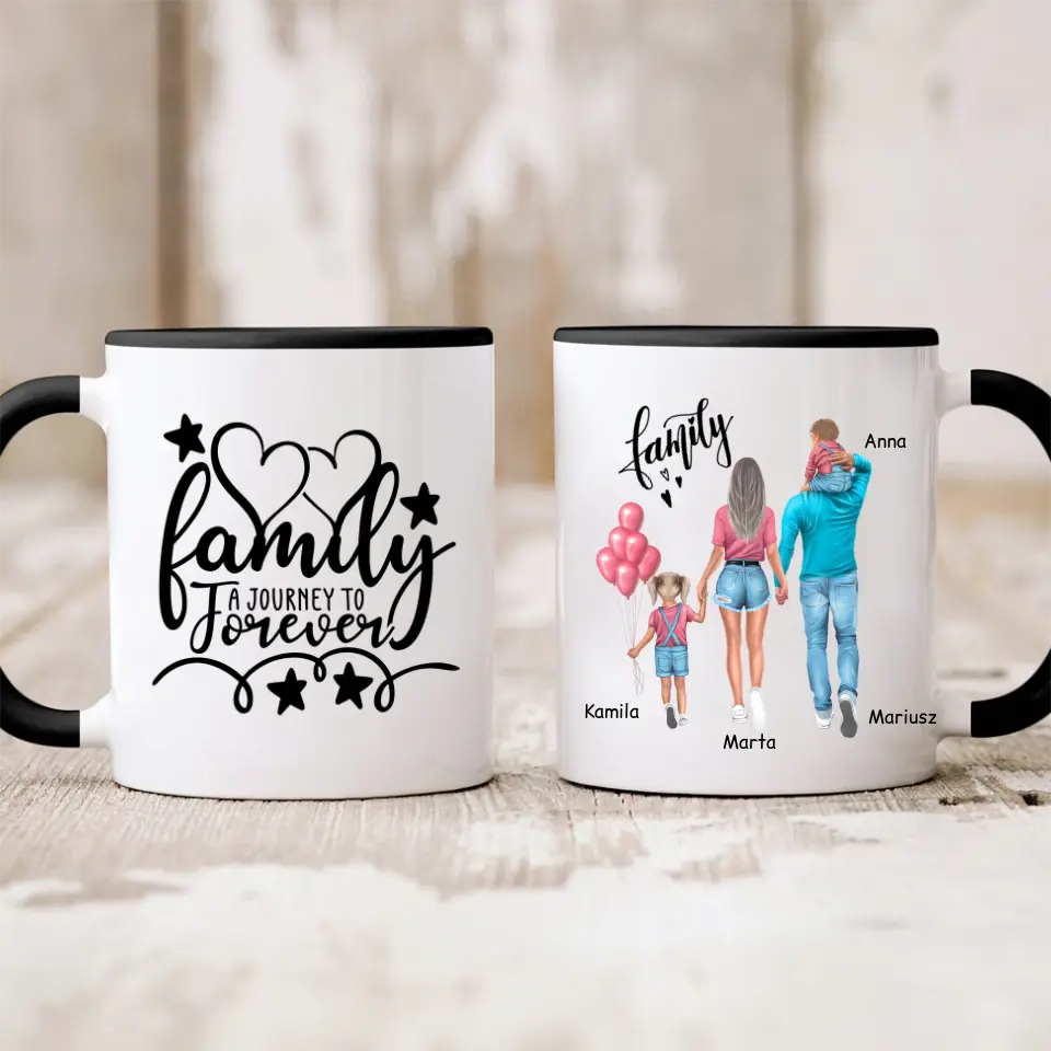 Rodinný hrnek - 2 lidé + 1/2 děti #6