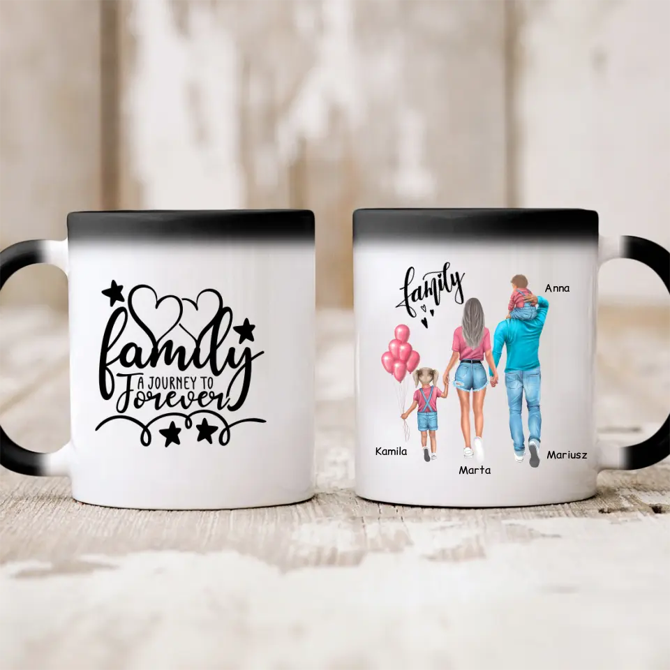 Rodinný hrnek - 2 lidé + 1/2 děti #6