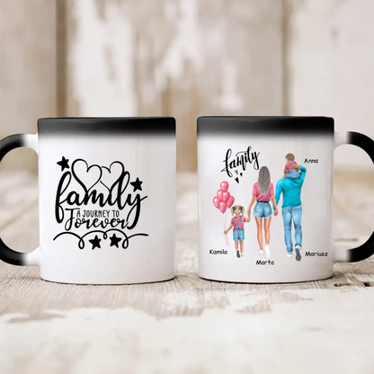 Rodinný hrnek - 2 lidé + 1/2 děti #6