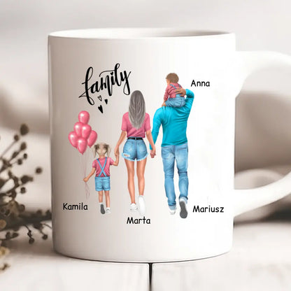 Rodinný hrnek - 2 lidé + 1/2 děti #6