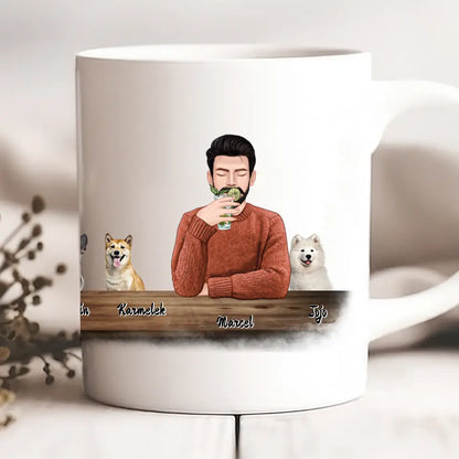 Hrnek s pejskem - Muž + 1-3 domácí zvířata #4