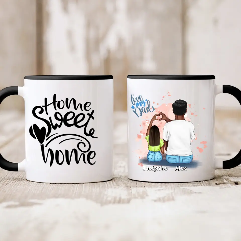 Hrnek pro otce a dceru #CZ48