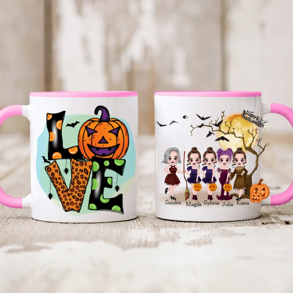 Hrnky pro přítelkyně 2-5 osoby - Halloween #2