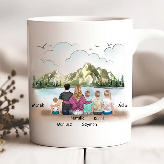 Rodinný hrnek - 2 osoby dospělí + až 4 děti