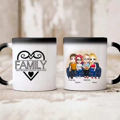 Hrnek pro babičku + 1-3 vnoučata #1