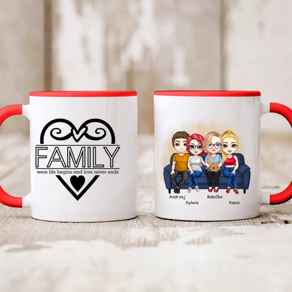 Hrnek pro babičku + 1-3 vnoučata #1