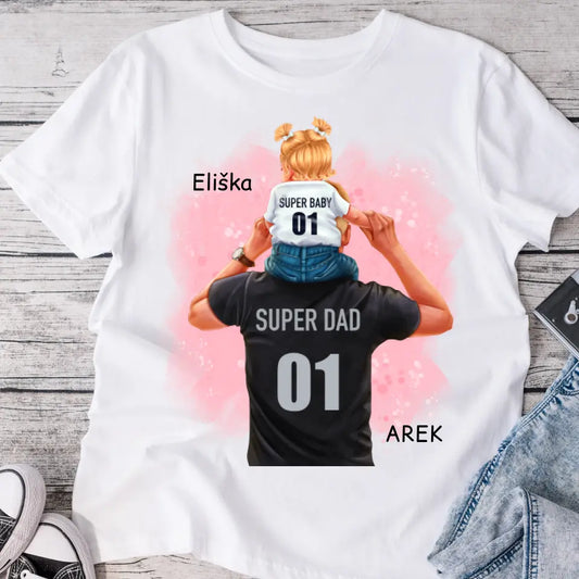 Rodinné tričko (personalizované) - pro tátu a dceru #6
