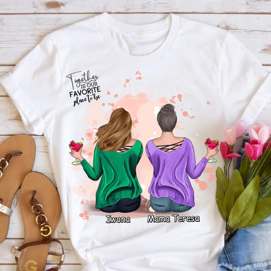 Rodinné tričko (personalizované) - Máma a dcera #9