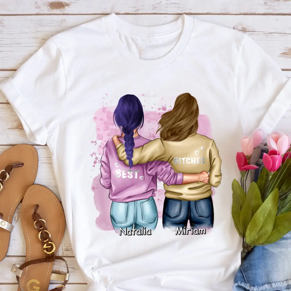 Tričko s potiskem - pro přítelkyně 2 osoby #17