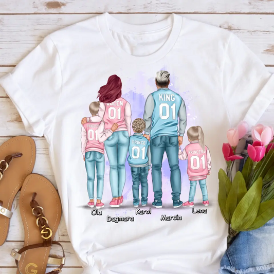 Rodinné tričko (personalizované) - 2 lidé + 1/3 děti #11