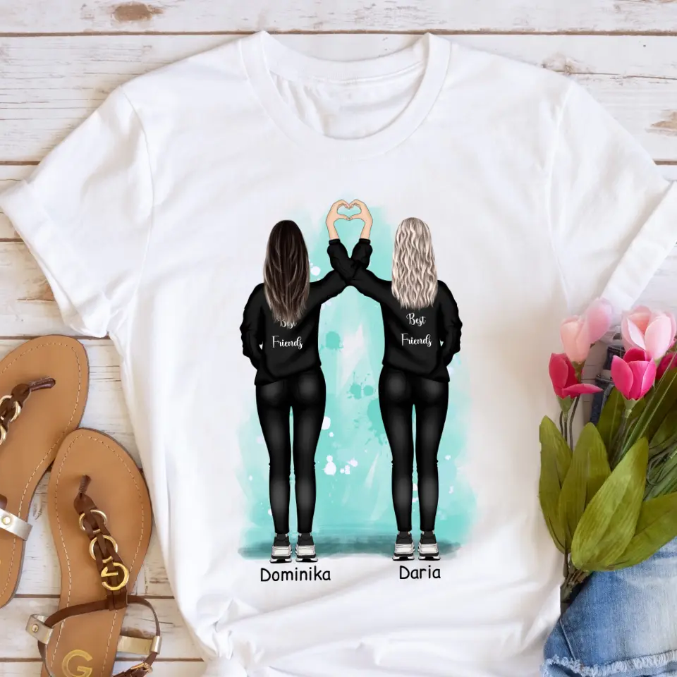 Tričko s potiskem - pro přítelkyně 2 osoby #27