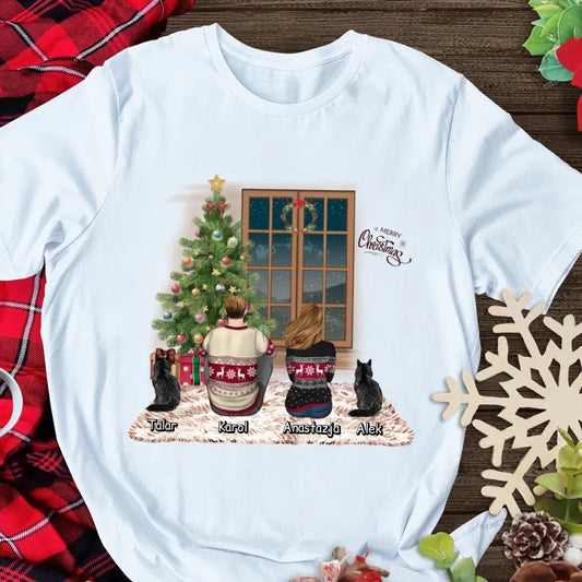 Vánoční trička pro páry + 1-2 domácí mazlíčci #9