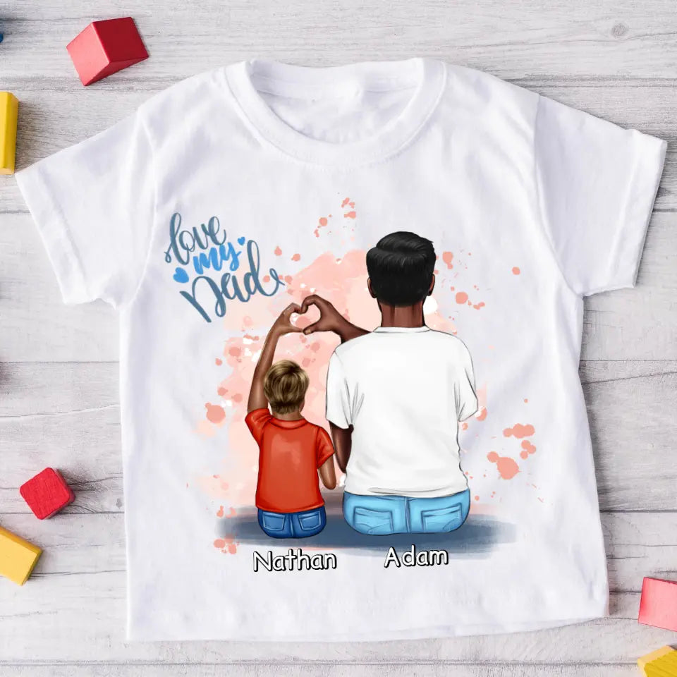 Rodinné tričko (personalizované) - pro tátu a syna #17