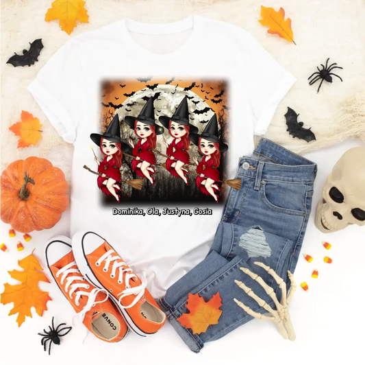 Tričko s potiskem - pro přátele - max. 1-4 lidí na Halloween #2