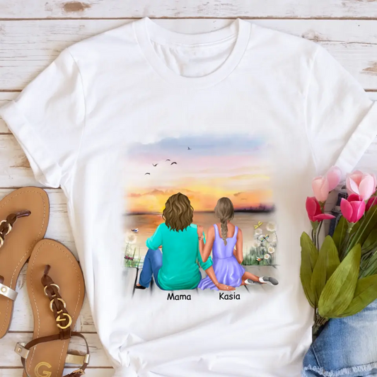 Rodinné tričko (personalizované) - máma a dcera #3