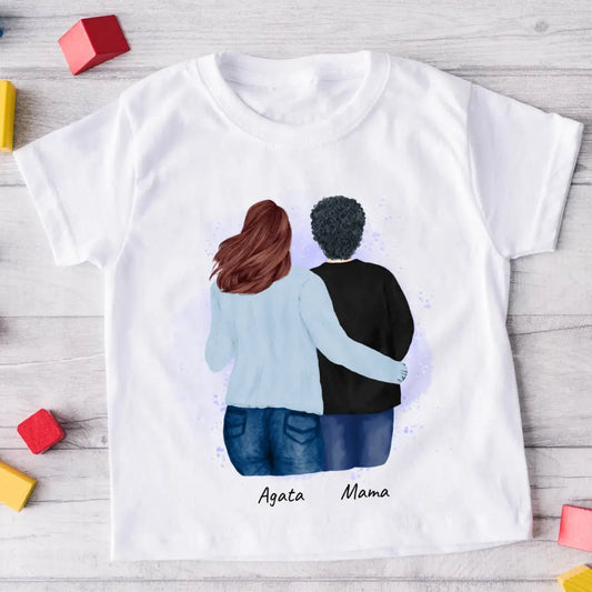 Rodinné tričko (personalizované) - máma a dcera #2