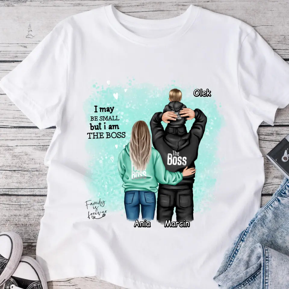 Rodinné tričko (personalizované) - 2 lidé + Dítě #7