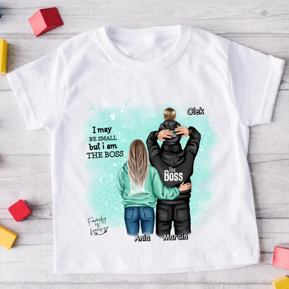 Rodinné tričko (personalizované) - 2 lidé + Dítě #7